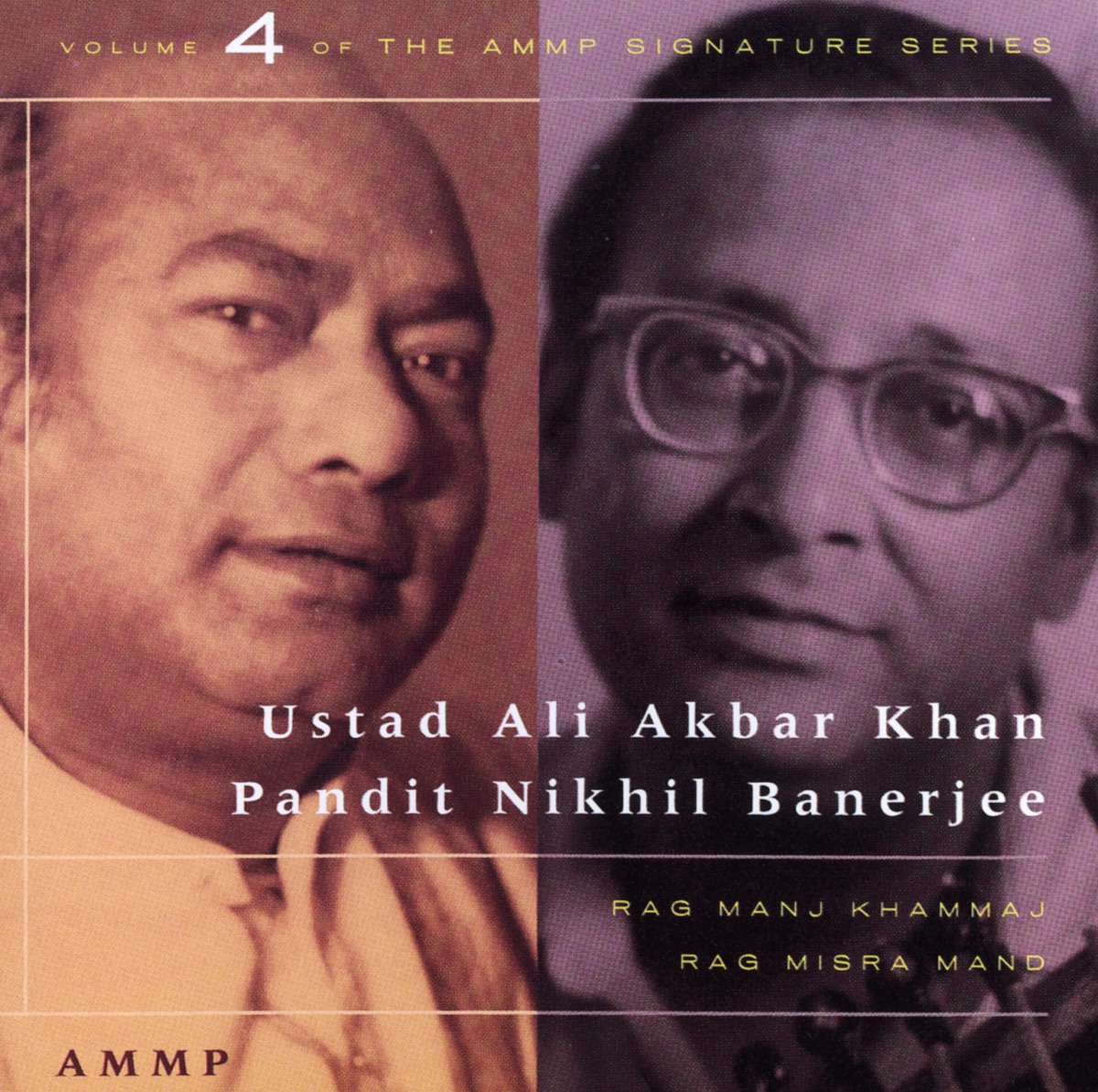 Signature Series, Vol. 4 by Ali Akbar Khan & Pandit Nikhil Banerjee album cover