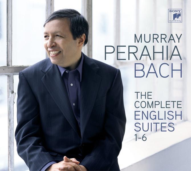 Bach: The English Suites by Murray Perahia album cover