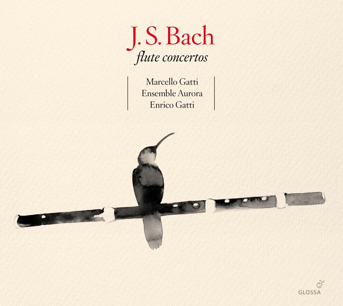 Bach: Flute Concertos by Enrico Gatti, Ensemble Aurora & Marcello Gatti album cover