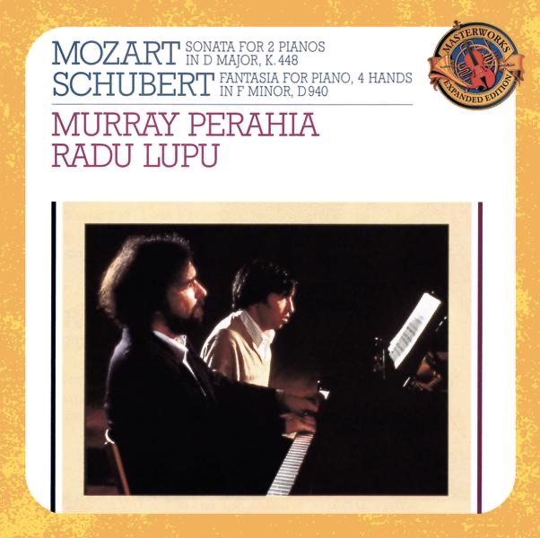 Mozart: Sonata in D Major for Two Pianos - Schubert: Fantasia, Andante & Variations (Expanded Edition) by Murray Perahia & Radu Lupu album cover