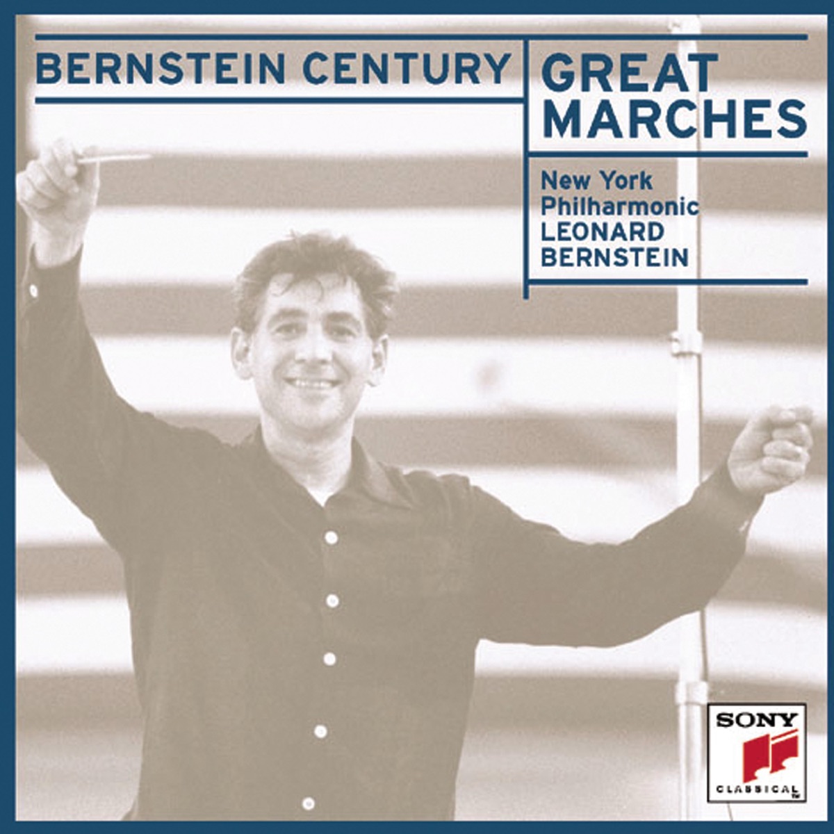 Great Marches by Leonard Bernstein & New York Philharmonic album cover