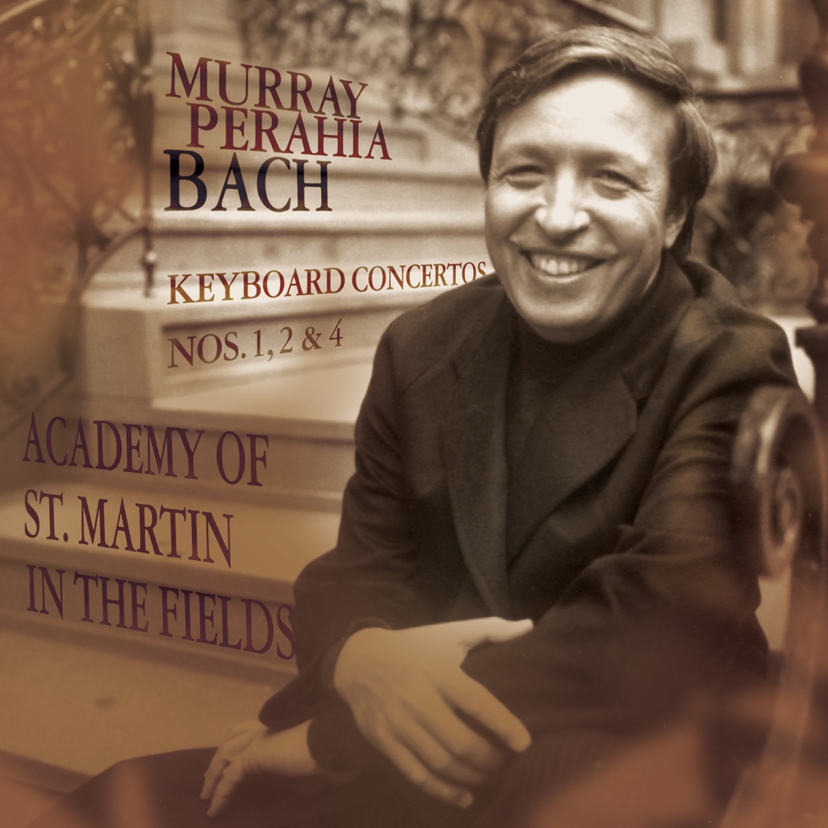 Bach: Keyboard Concertos, Vol. 1 by Murray Perahia & Academy of St Martin in the Fields album cover