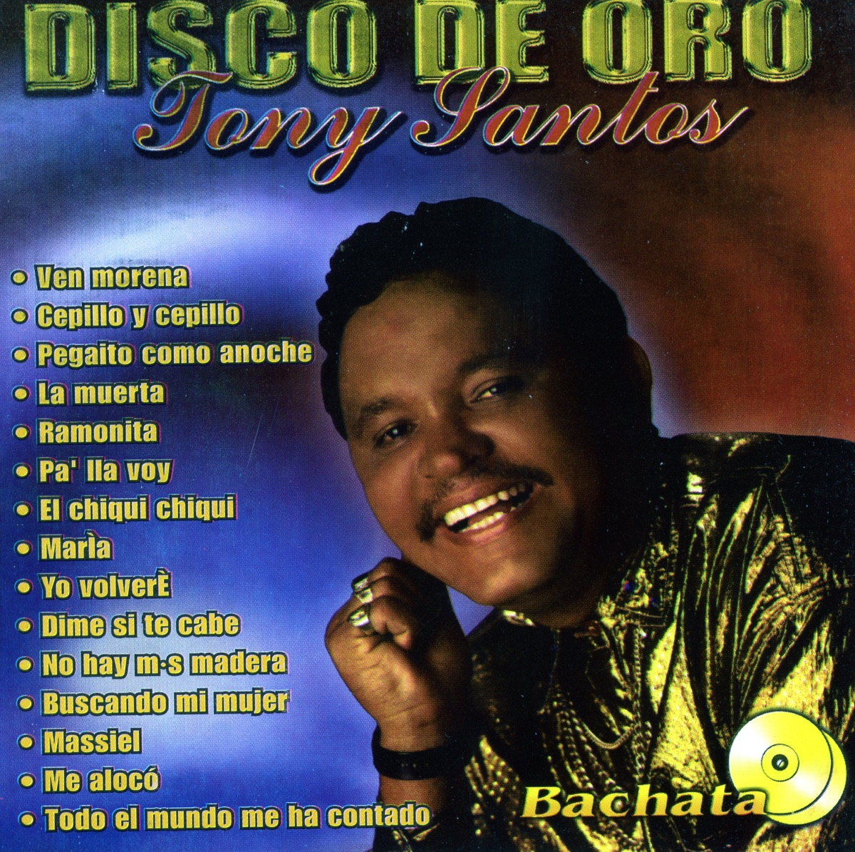 Discos De Oro by Tony Santos album cover