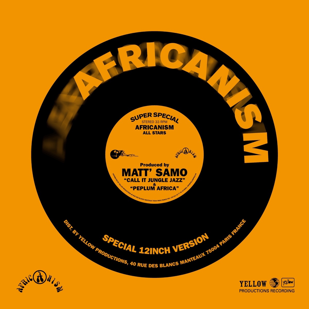 Call It Jungle Jazz / Peplum Africa - EP by Matt' Samo & Africanism album cover