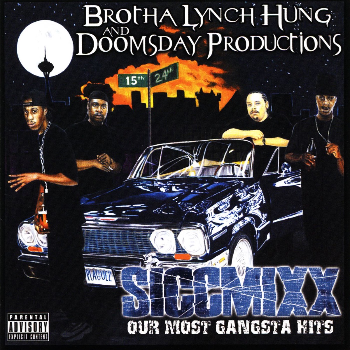 Siccmixx: Our Most Gangsta Hits by Doomsday Productions & Brotha Lynch Hung album cover