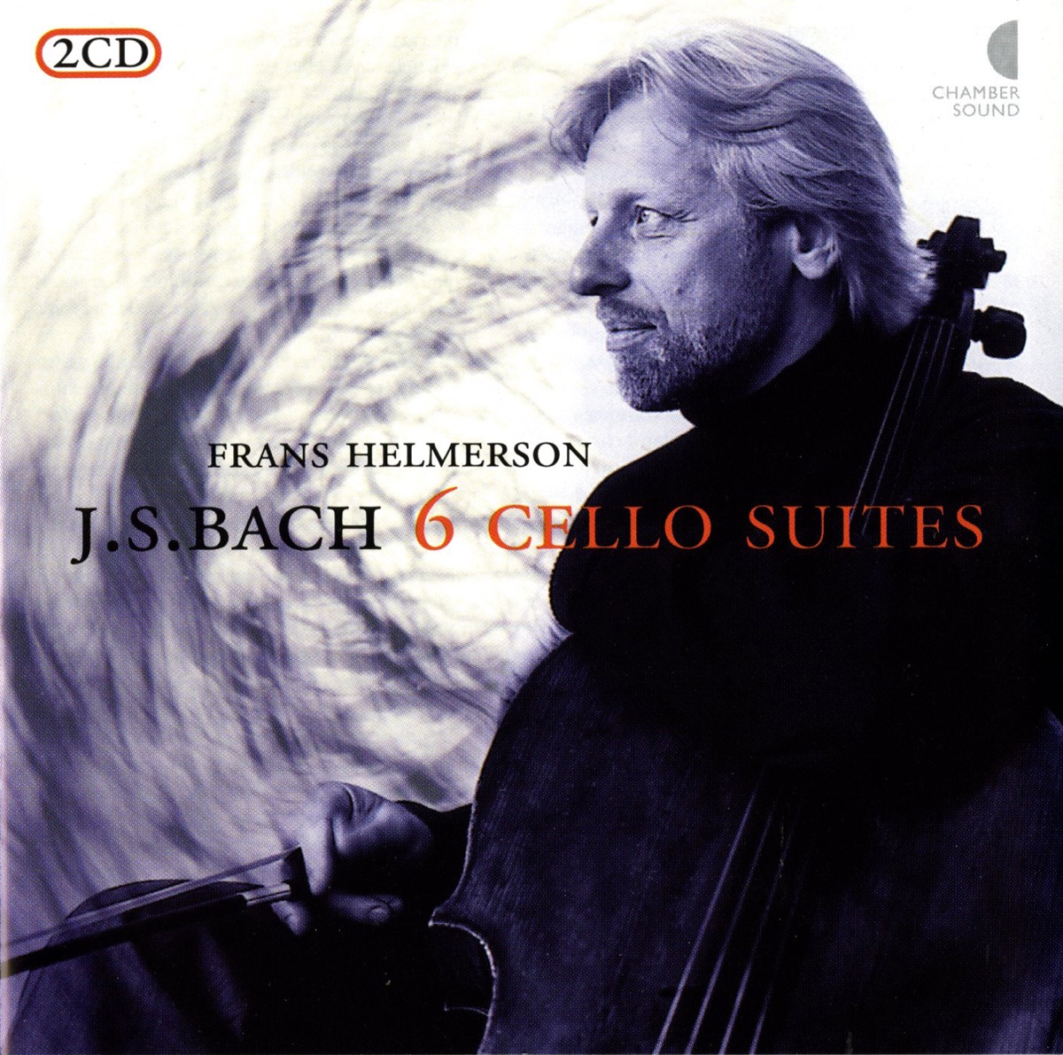 Bach: 6 Cello Suites by Frans Helmerson album cover