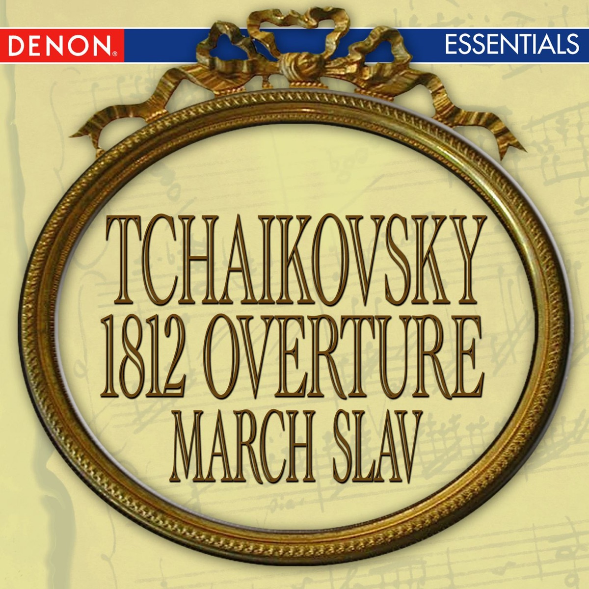 Tchaikovsky: 1812 Overture, March Slav & Festive Coronation March by Moscow RTV Symphony Orchestra & Vyatcheslav Ovtchinikov album cover