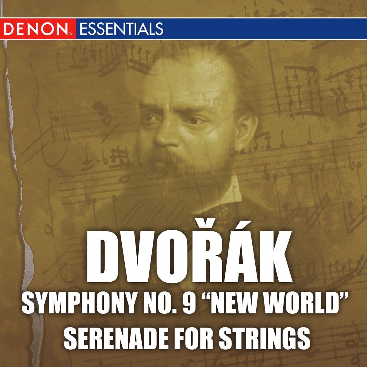 Dvořák: Symphony No. 9 “New World” & Serenade for Strings by Slovak Philharmonic, Bohdan Warchal, Libor Pešek & Slowakisches Kammerorchester album cover