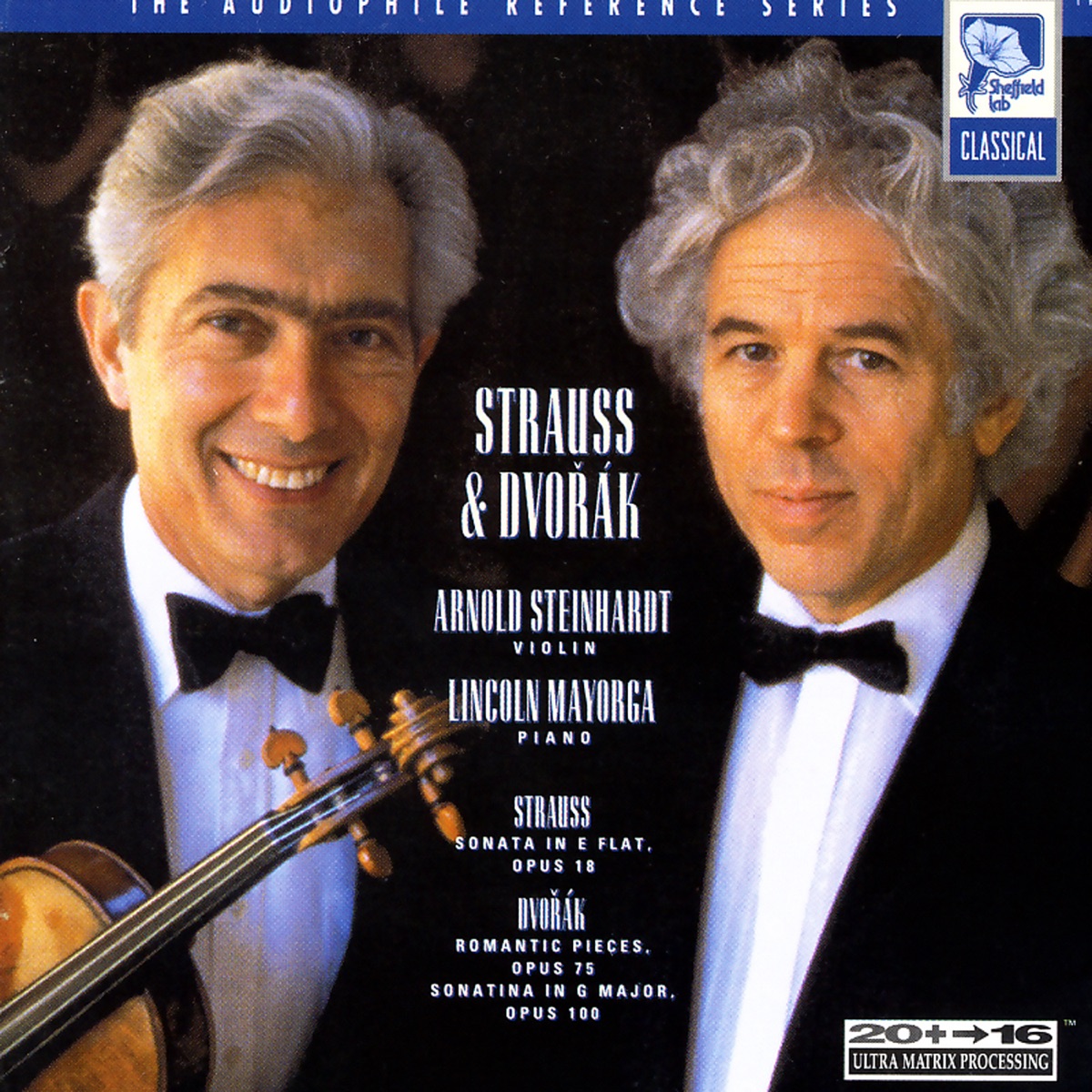 Strauss & Dvorak by Arnold Steinhardt & Lincoln Mayorga album cover