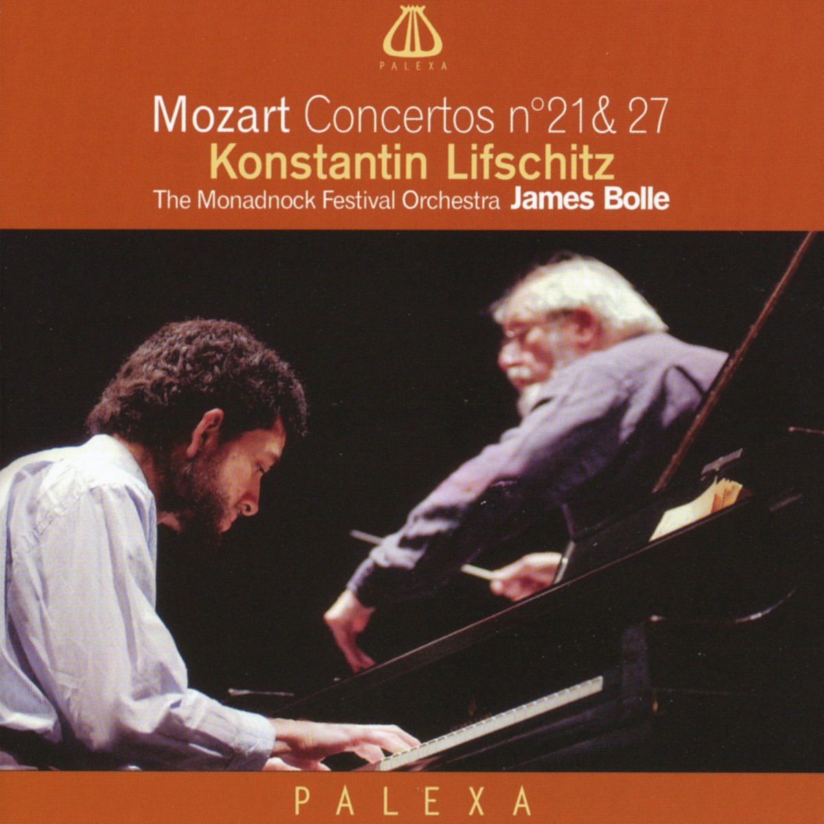 Konstantin Lifschitz Performs Mozart Piano Concertos No. 21 & 27 by Konstantin Lifschitz, James Bolle & Monadnock Festival Orchestra album cover