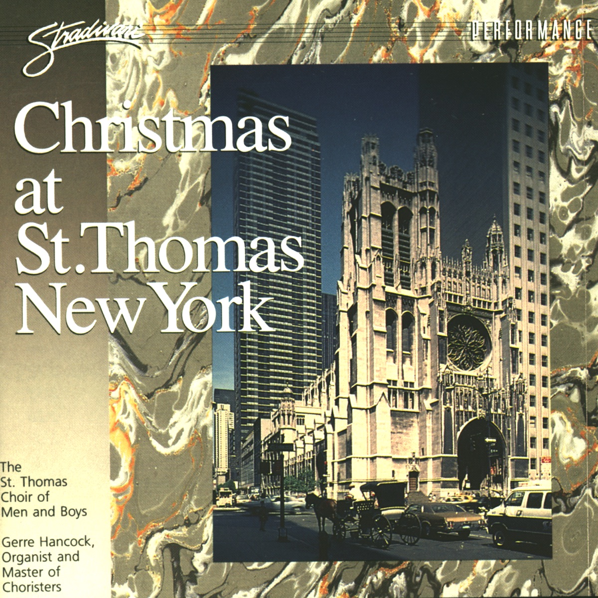Christmas At St. Thomas New York by Saint Thomas Choir of Men and Boys & Gerre Hancock album cover