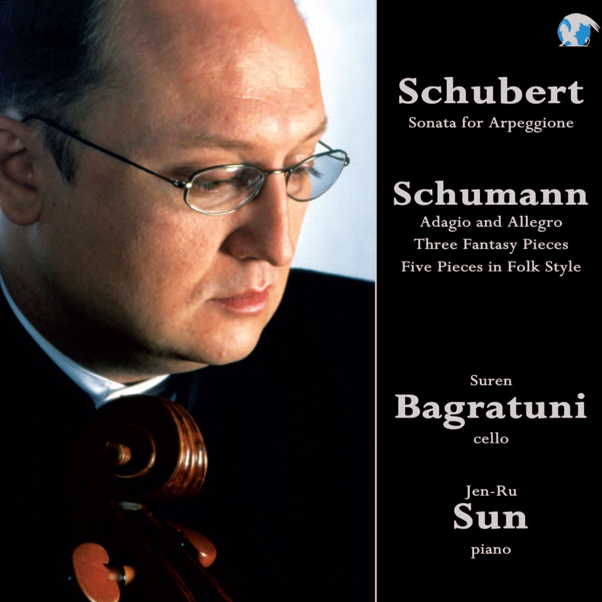 Schubert & Schumann. Works for Cello and Piano by Suren Bagratuni album cover