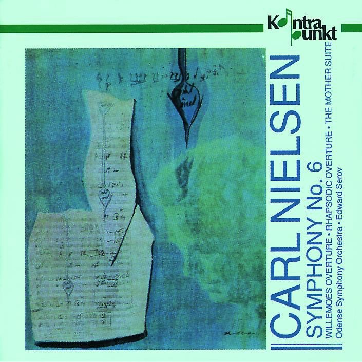 Nielsen: Symphony No. 6, Willemoes Overture, Rhapsodisk Overture, en Fantasirejse Til Færøerne, Moderen Suite by Odense Symphony Orchestra & Edward Serov album cover