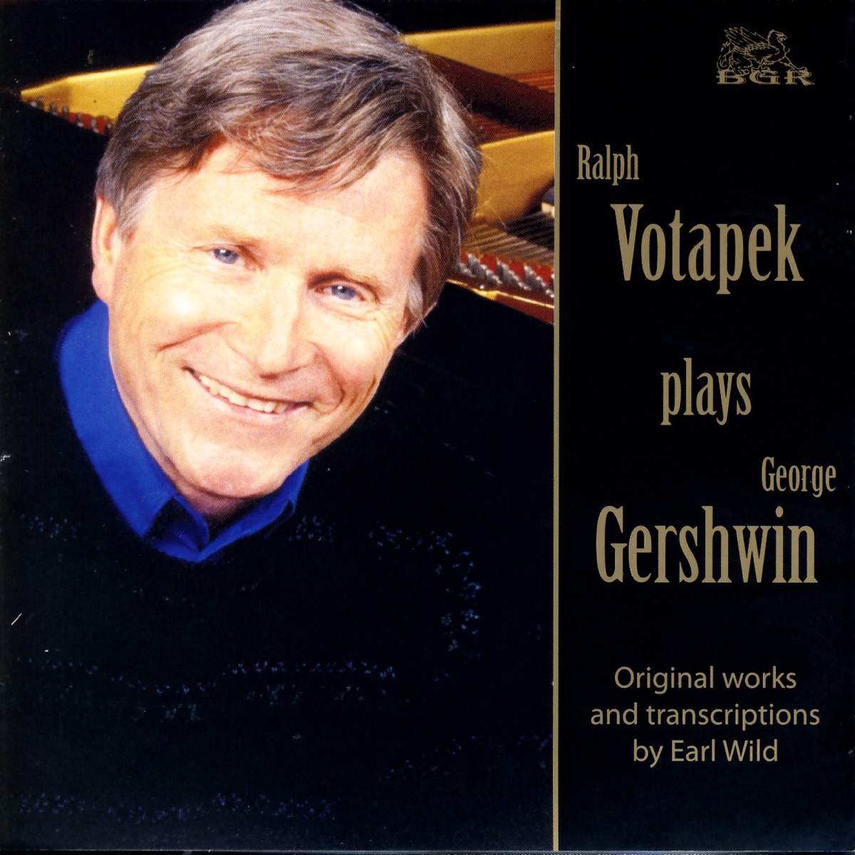Votapek Plays Gershwin by Ralph Votapek album cover