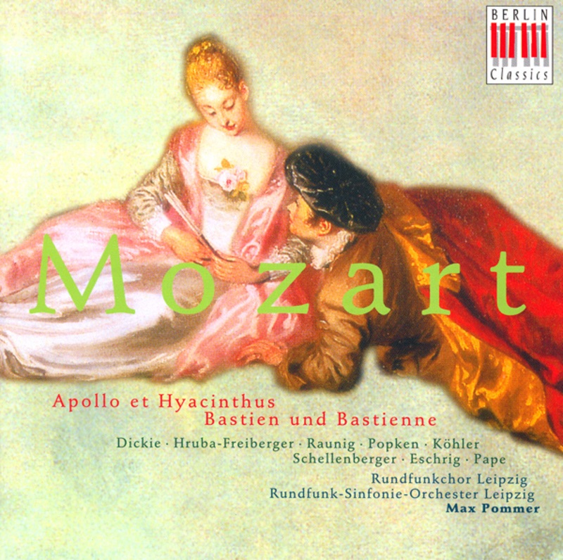 Mozart: Apollo Et Hyacinthus & Bastien Und Bastienne by Max Pommer & Rundfunk-Sinfonie-Orchester Leipzig album cover