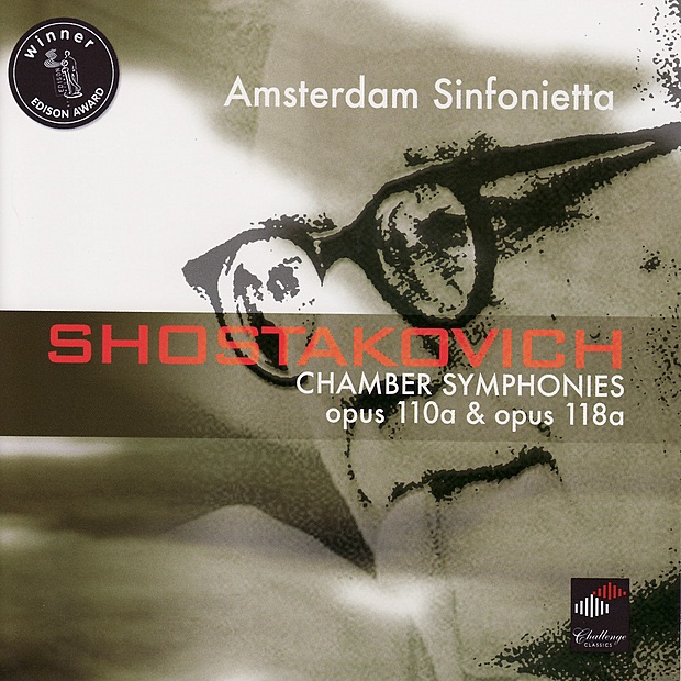Shostakovich: Chamber Symphonies by Amsterdam Sinfonietta & Lev Markiz album cover