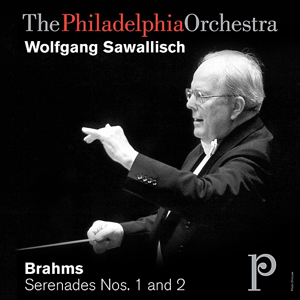 Brahms: Serenades Nos. 1&2 by The Philadelphia Orchestra & Wolfgang Sawallisch album cover