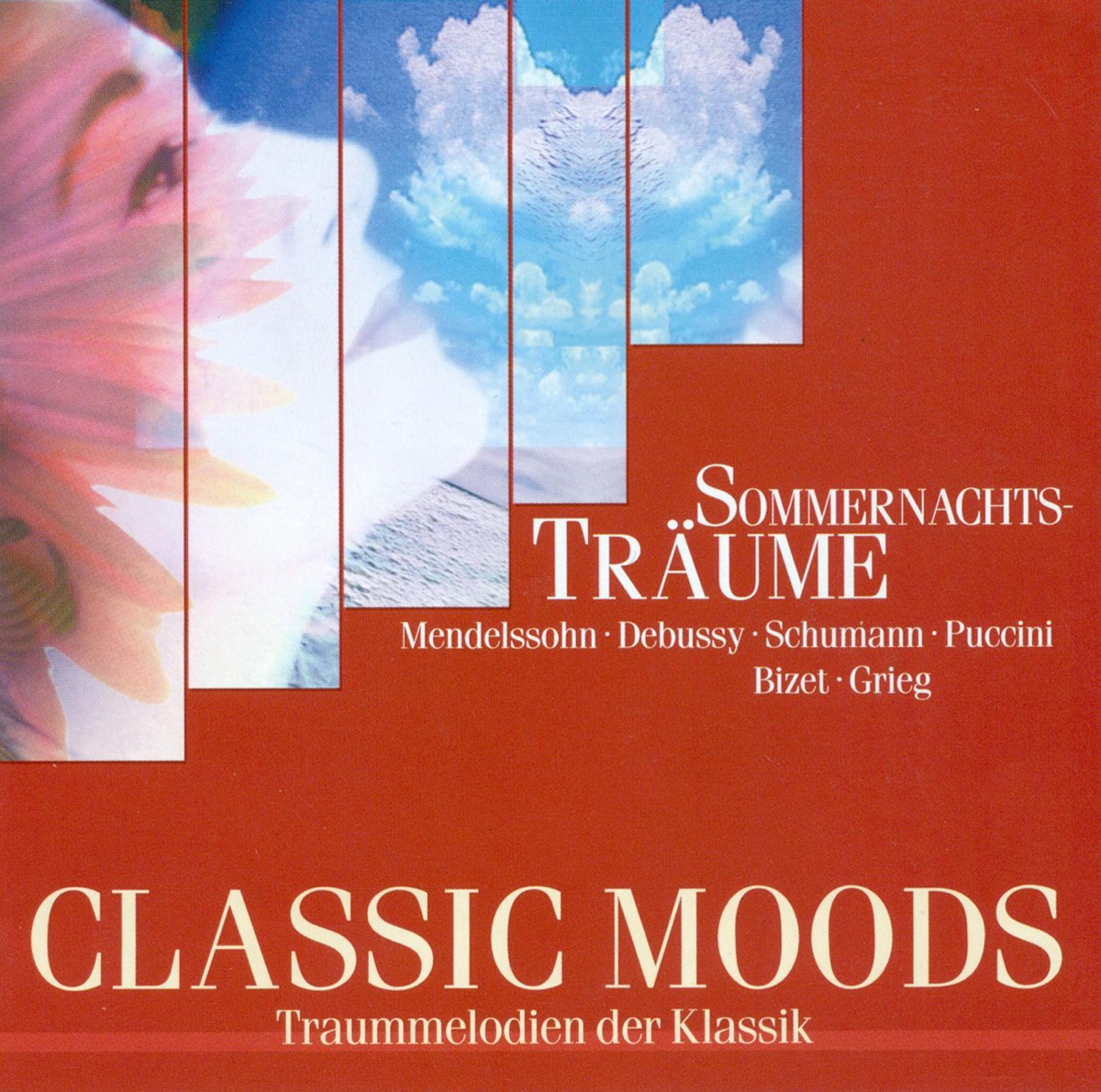 Classic Moods (Sommernachts Traume) by János Kovács, Budapest Philharmonic Orchestra, Jenő Jandó, MDR Leipzig Radio Symphony Orchestra, Max Pommer, Janos Balint, Deborah Sipkai, Franz Liszt Chamber Orchestra, Tibor Maruzsa, Adam Friedrich, Janos Rolla, Rita Honti, Béla Bánfalvi, Budapest Strings, János Sándor, Götz Teutsch, Arkadi Zenziper, Eckart Haupt, Miklós Perényi, Zoltán Kocsis, Pavel Urbanek & Prague Festival Orchestra album cover