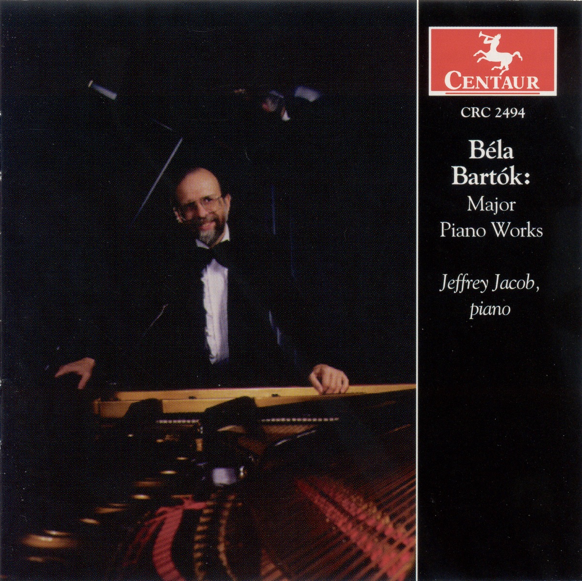 Bartok, B.: Improvisations - Out of Doors - 15 Hungarian Peasant Songs - Piano Sonata - Suite by Jeffrey Jacob album cover