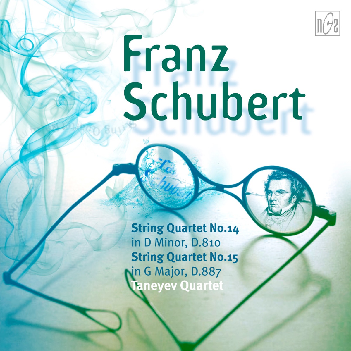Franz Schubert String Quartet No.14 in D Minor, D.810 ('Death and the Maiden'), String Quartet No.15 in G Major, D. 887, Op.posth.161 by Taneyev Quartet album cover