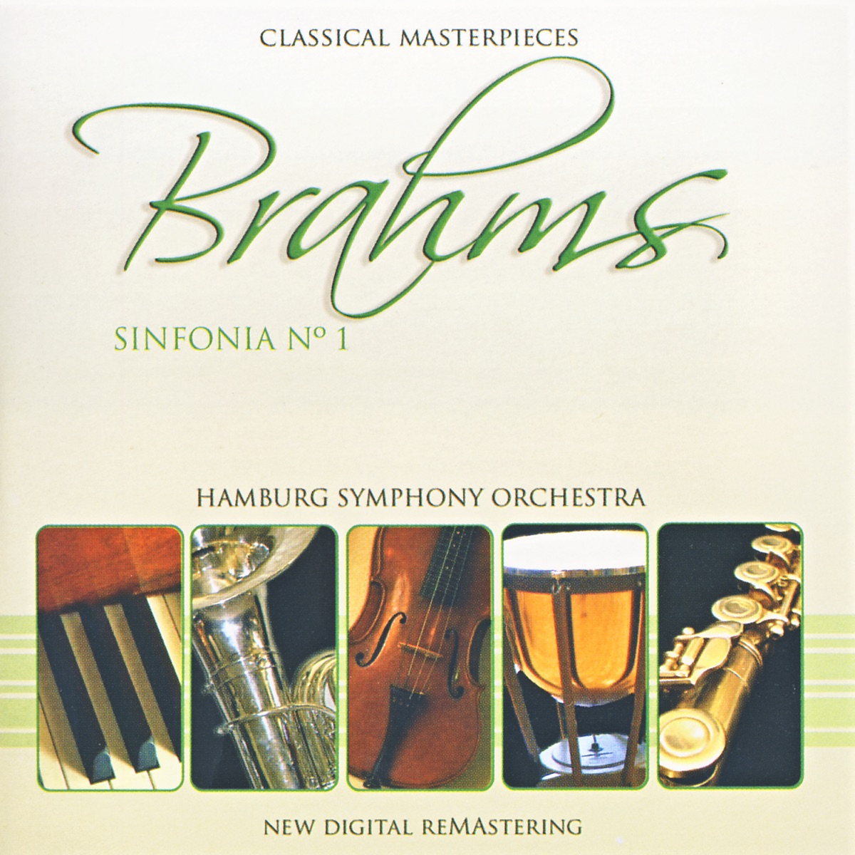 Brahams:Sinfonía Nº 1 En Do Menor Opus 68 by Hamburg Symphony Orchestra & Randolph Jones album cover