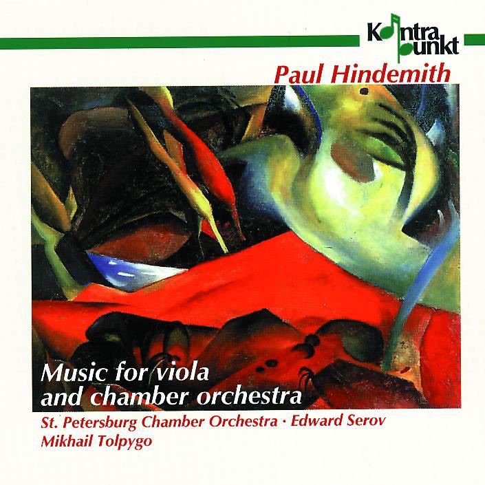 Hindemith, Webern: Music for Viola by St Petersburg Chamber Orchestra, Edward Serov & Mikhail Tolpygo album cover