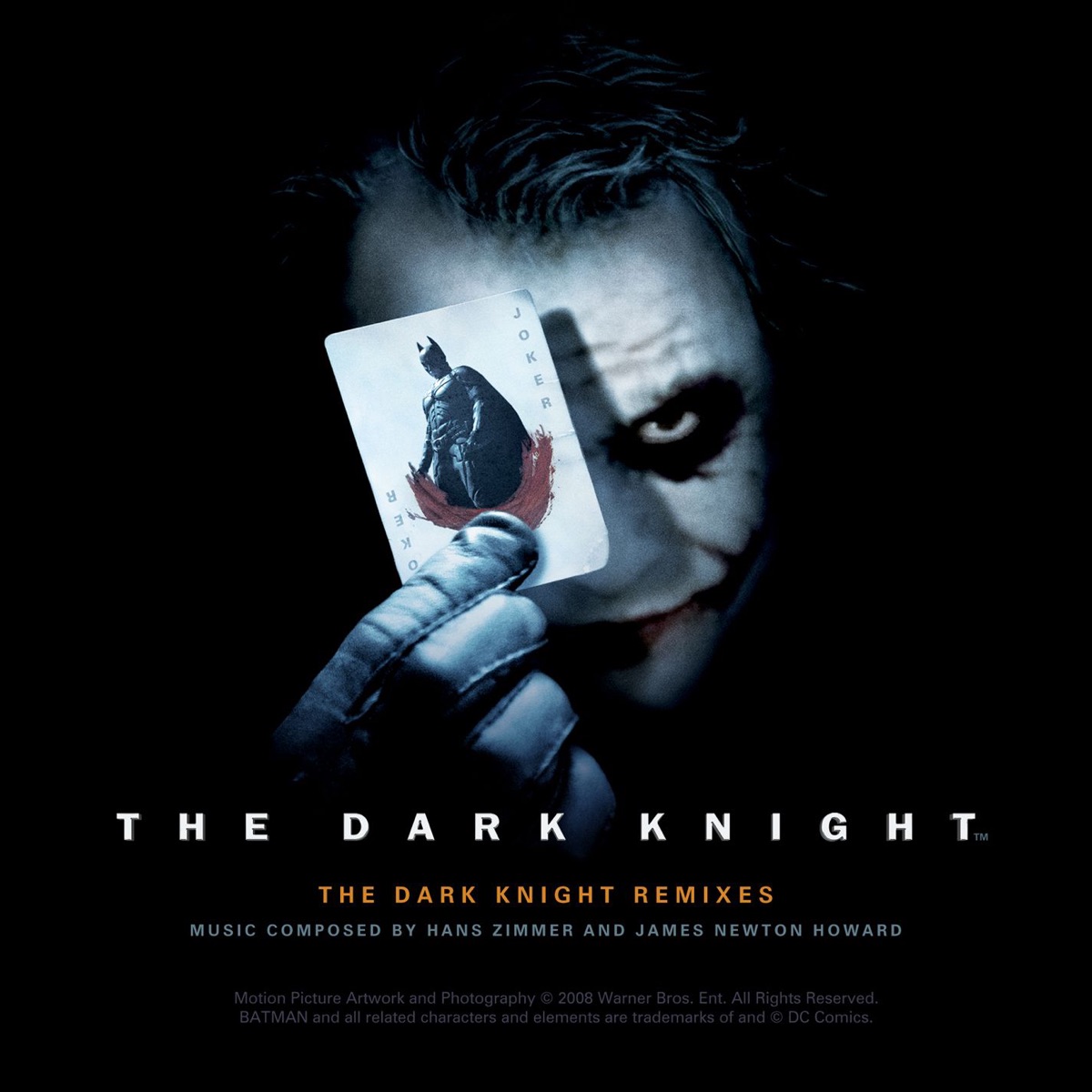 The Dark Knight Remixes - EP by Hans Zimmer & James Newton Howard album cover