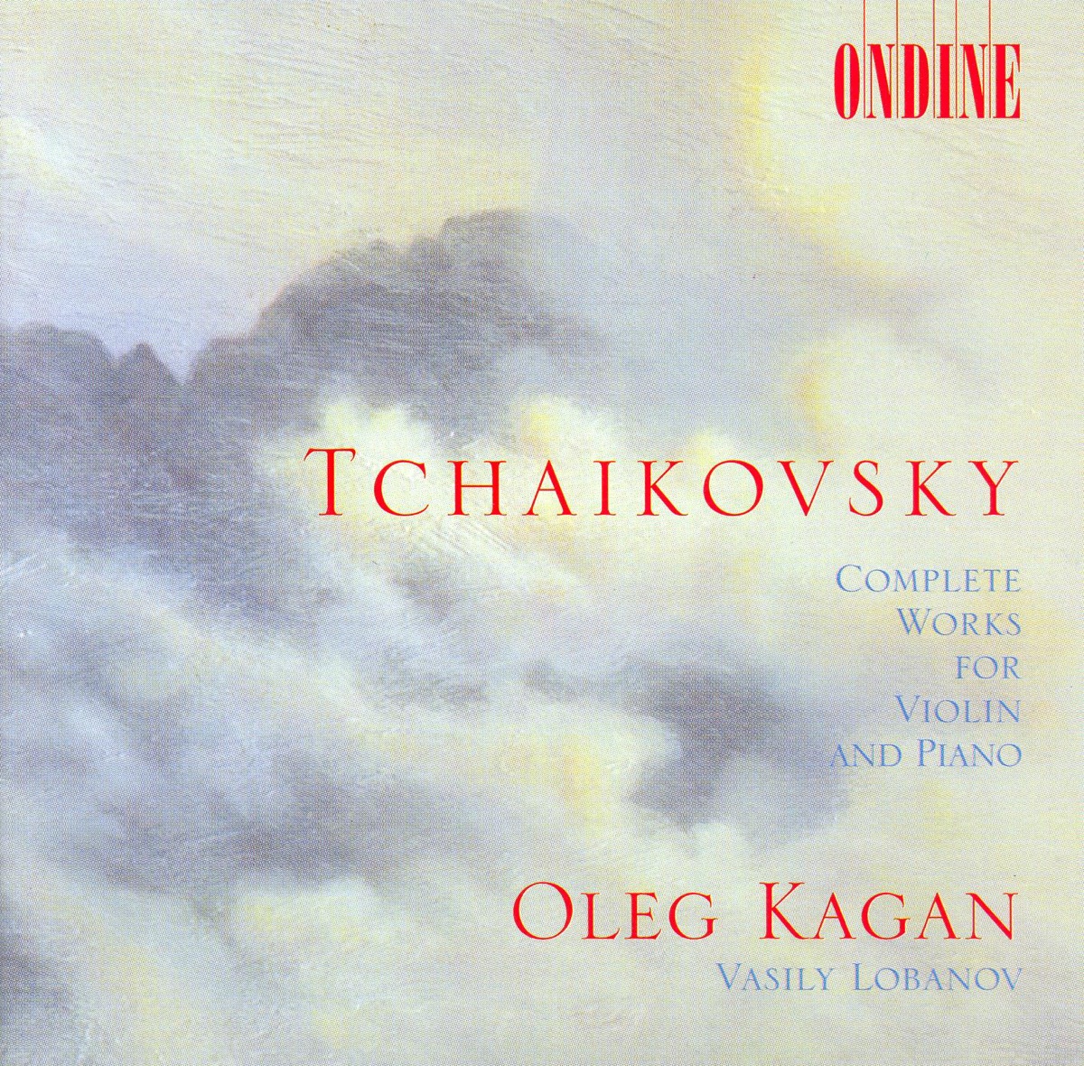 Tchaikovsky: Music for Violin and Piano by Vasily Lobanov & Oleg Kagan album cover