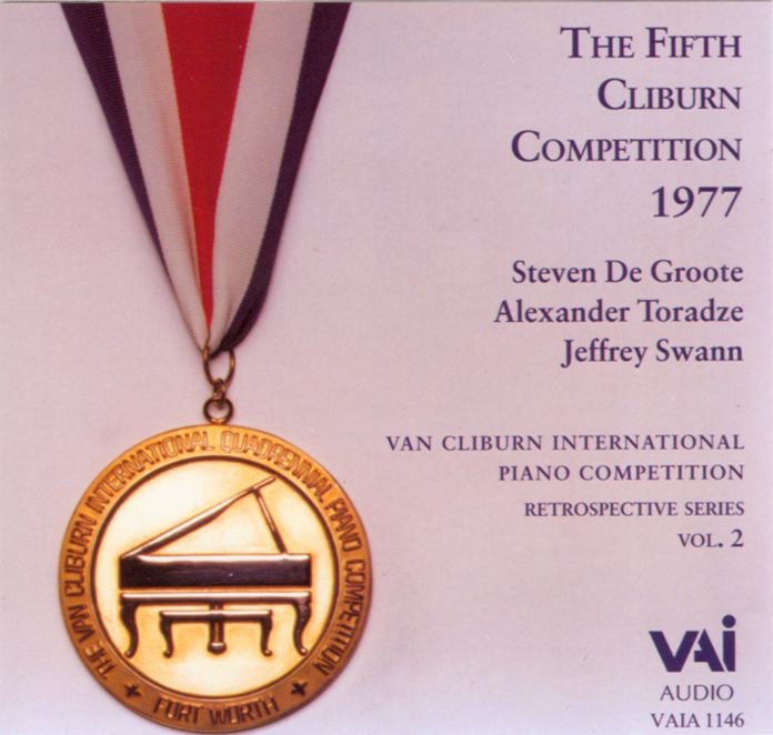 The Fifth Cliburn Competition 1977 by Alexander Toradze, Jeffrey Swann & Steven De Groote album cover