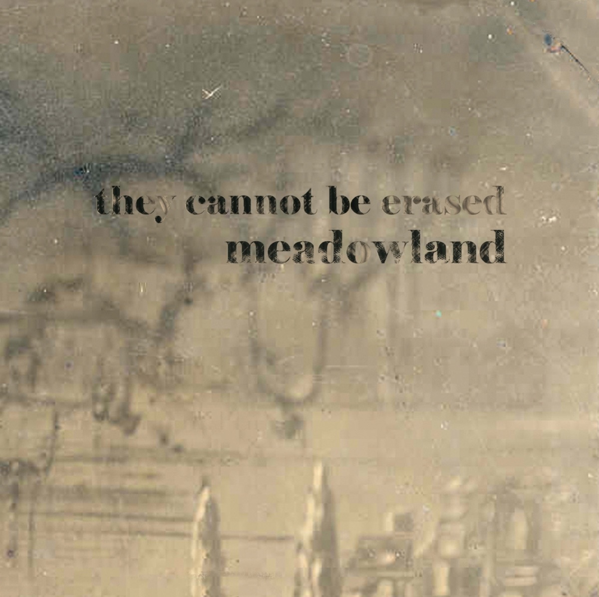 They Cannot Be Erased - EP by Meadowland album cover