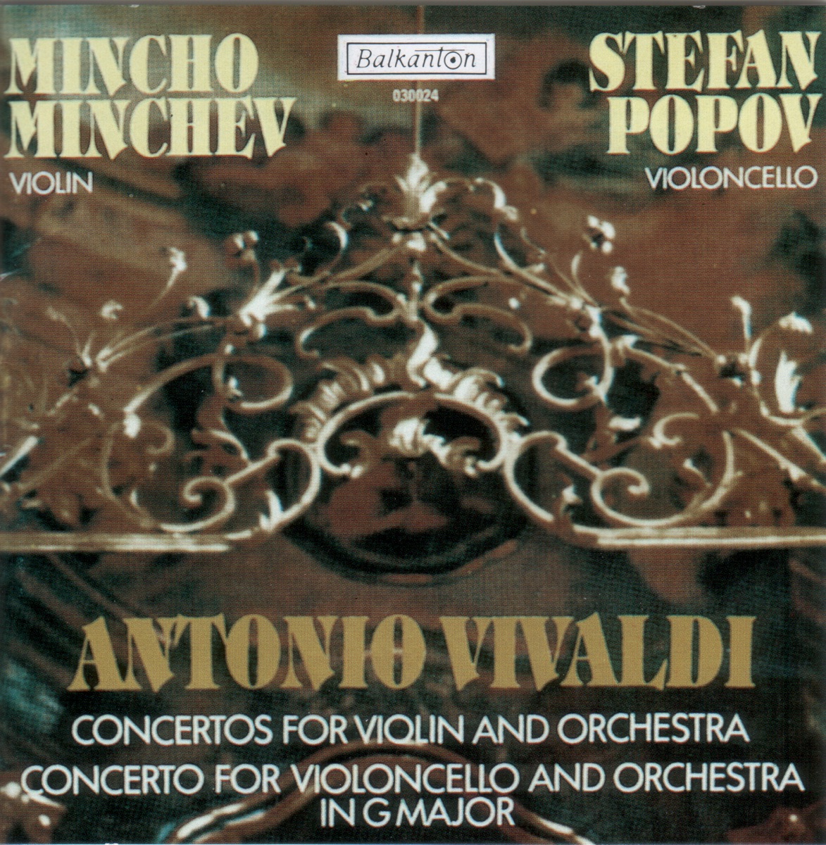 Vivaldi: Concertos for Violin and Orchestra, Concerto for Violoncello and Orchestra in G Major by Mincho Minchev & Stefan Popov album cover