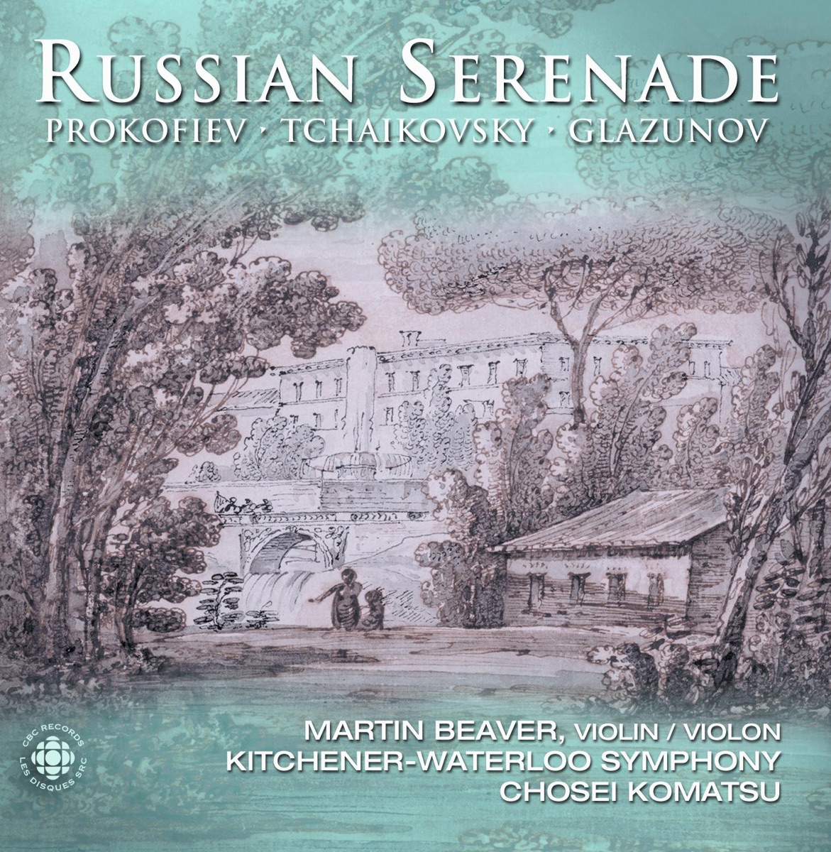 Prokofiev - Glazunov: Violin Concertos by Kitchener-Waterloo Symphony, Chosei Komatsu & Martin Beaver album cover
