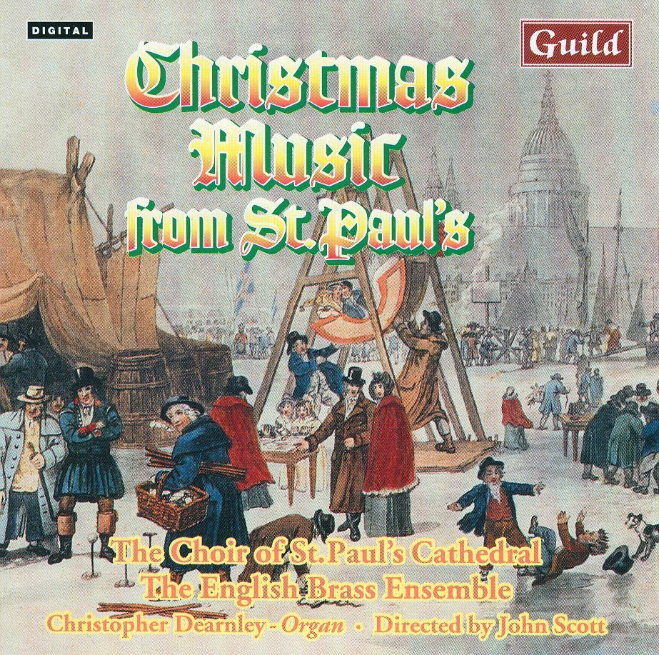 Christmas Music from St. Paul's by Christopher Dearnley, The English Brass Ensemble, St Paul's Cathedral Choir & John Scott album cover