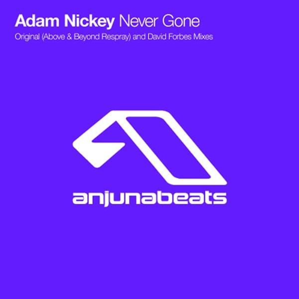 Never Gone - Single by Adam Nickey album cover