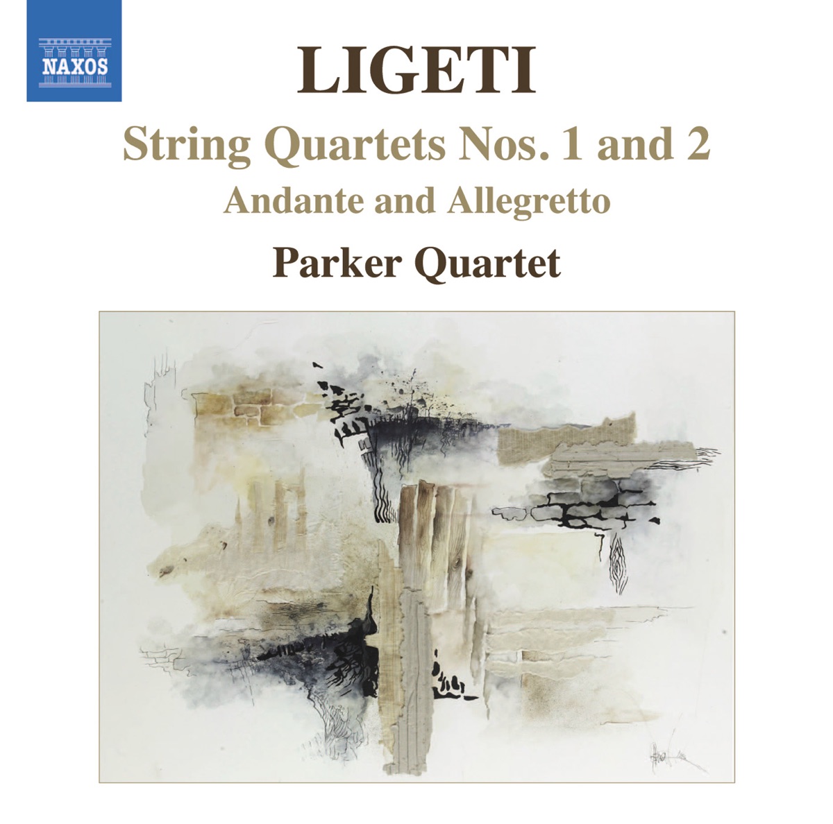 Ligeti, G.: String Quartets Nos. 1 and 2 - Andante and Allegretto by Parker Quartet album cover