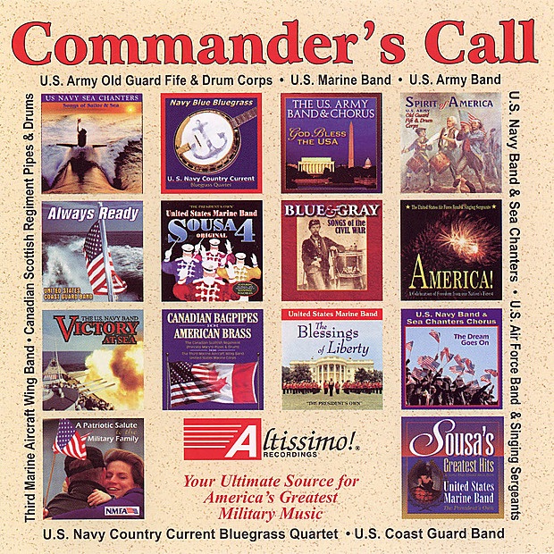 Commander's Call by Various US Military Bands album cover