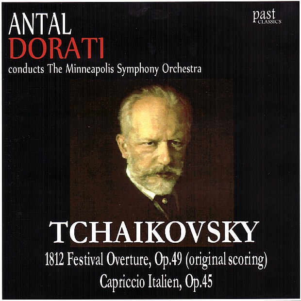 Tchaikovsky: 1812 Festival Overture & Capriccio Italien by Minneapolis Symphony Orchestra & Antal Doráti album cover
