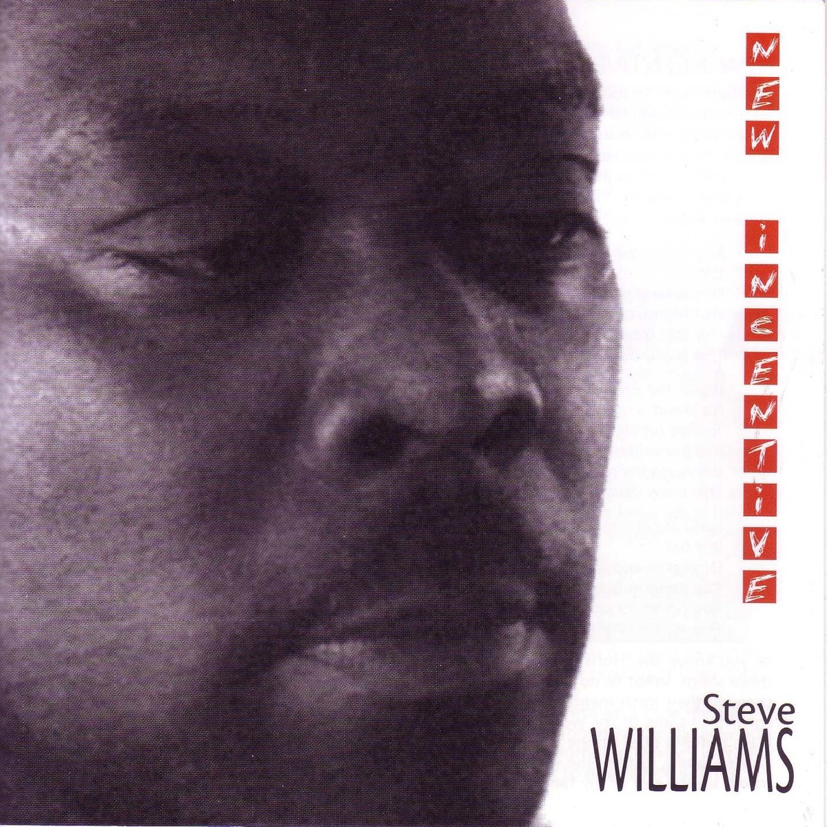 New Incentive by Steve Williams album cover