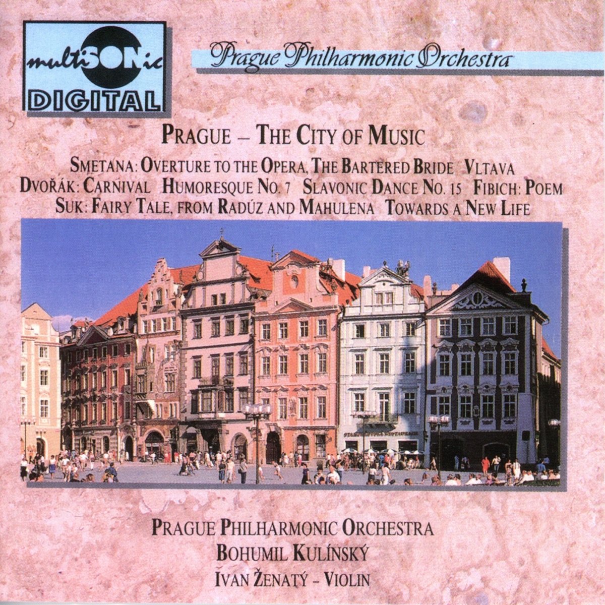 Prague - The City of Music by Prague Philharmonic Orchestra, Bohumil Kulínský & Ivan Ženatý album cover
