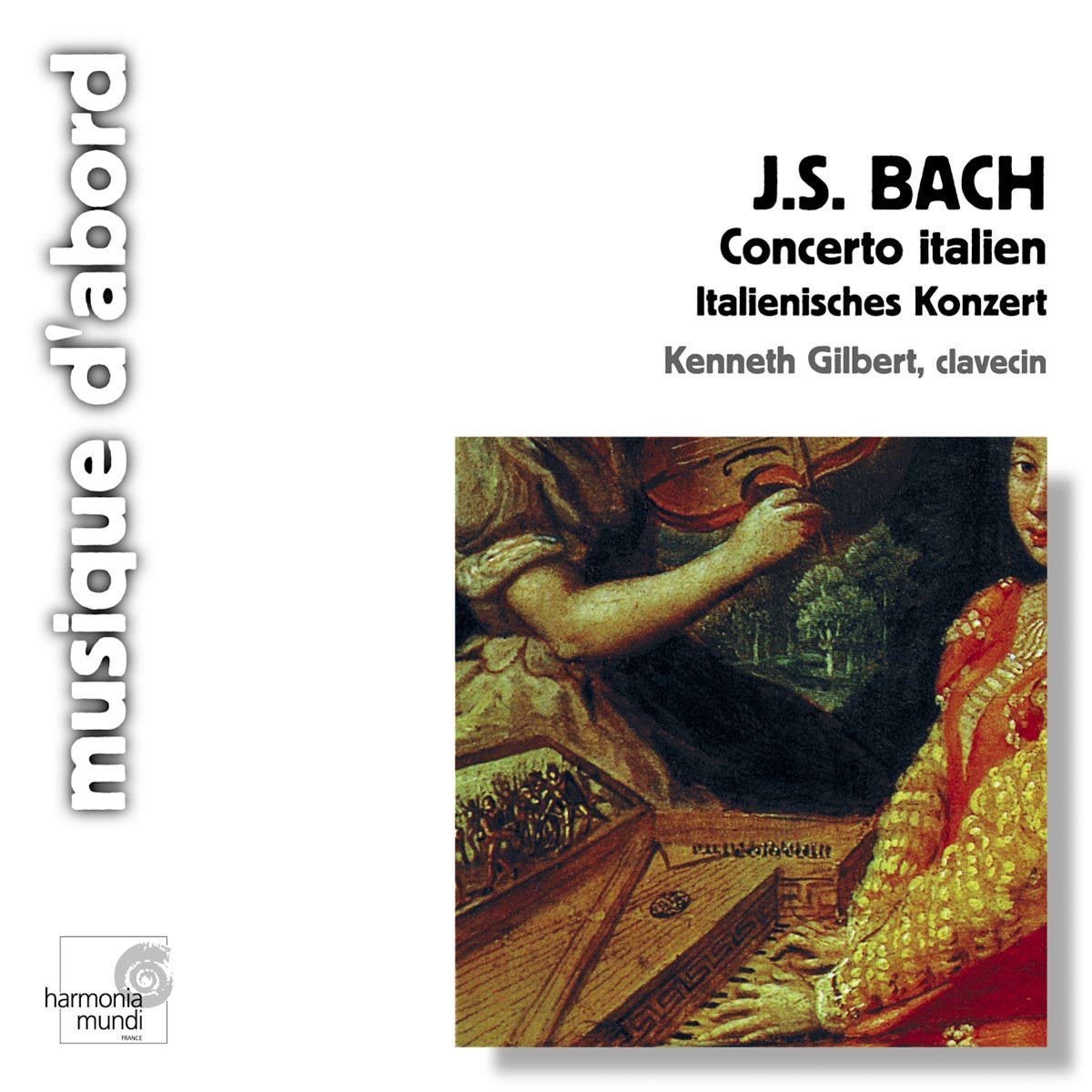 Bach: Italian Concerto by Kenneth Gilbert album cover