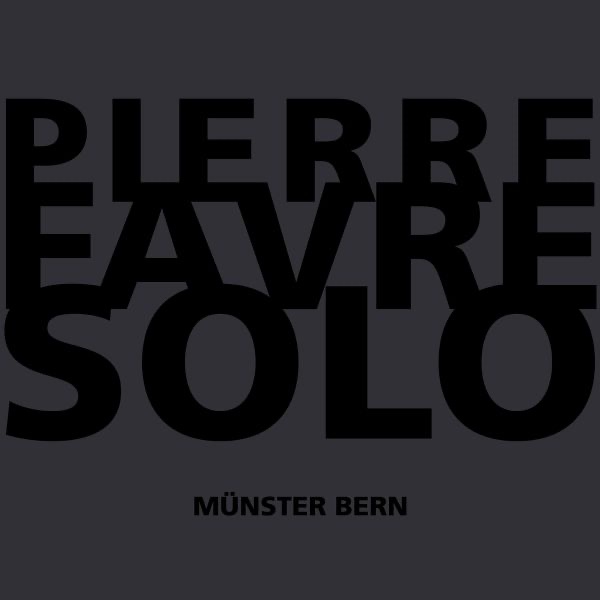 Pierre Favre Solo by Pierre Favre album cover