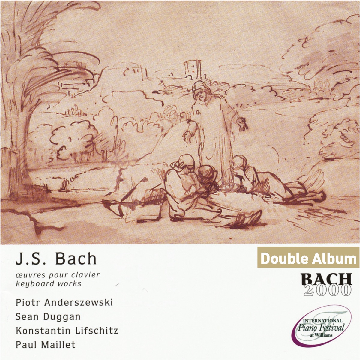 J.S. Bach: Keyboard Works by Konstantin Lifschitz, Piotr Anderszewski, Paul Maillet & Sean Duggan album cover