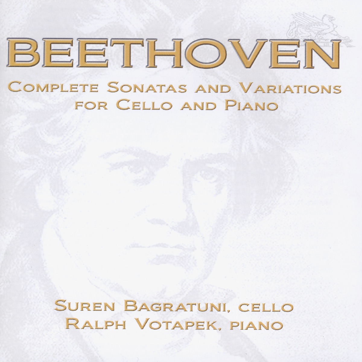 Beethoven: Complete Sonatas and Variations for Cello and Piano by Ralph Votapek & Suren Bagratuni album cover
