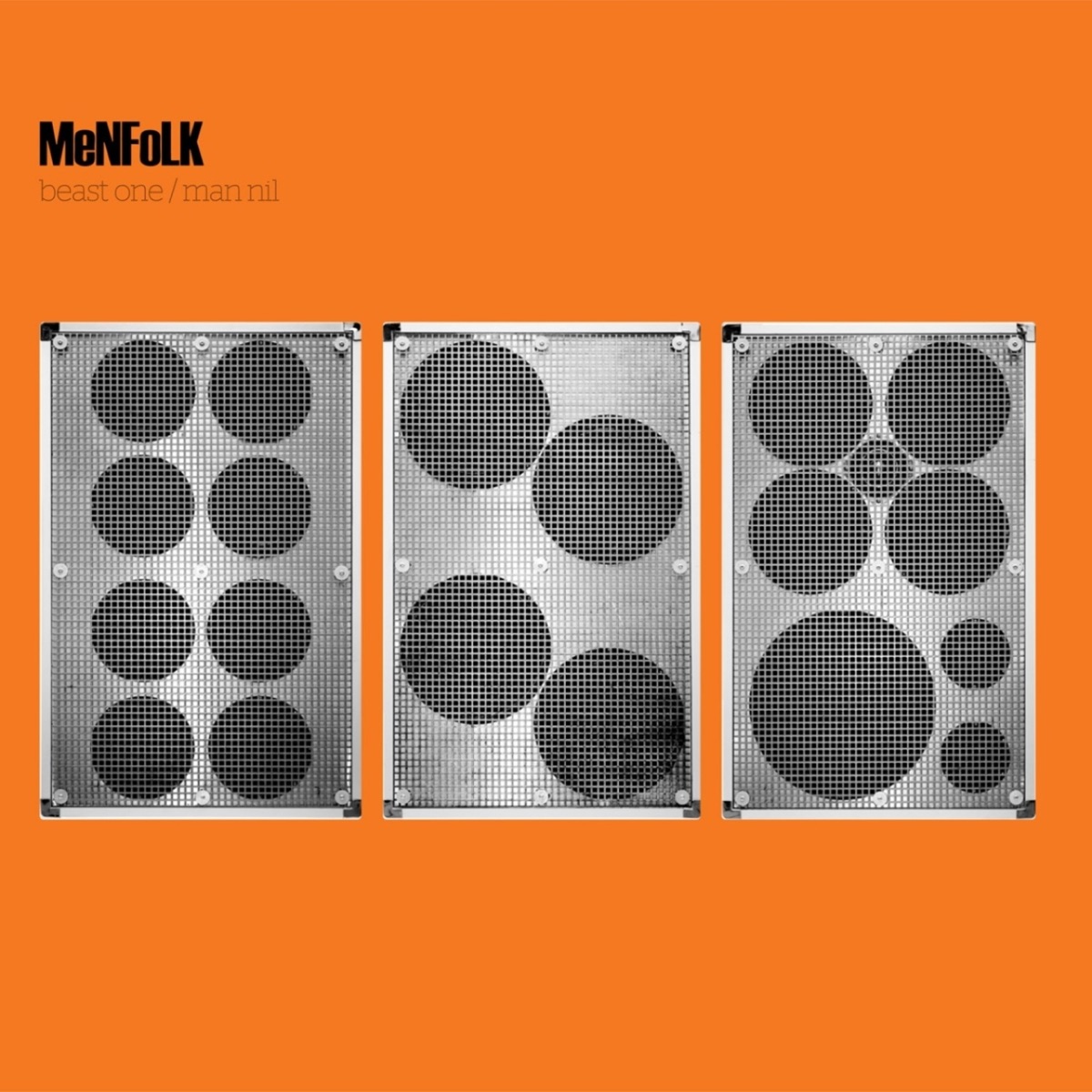 Beast One / Man Nil by Menfolk album cover