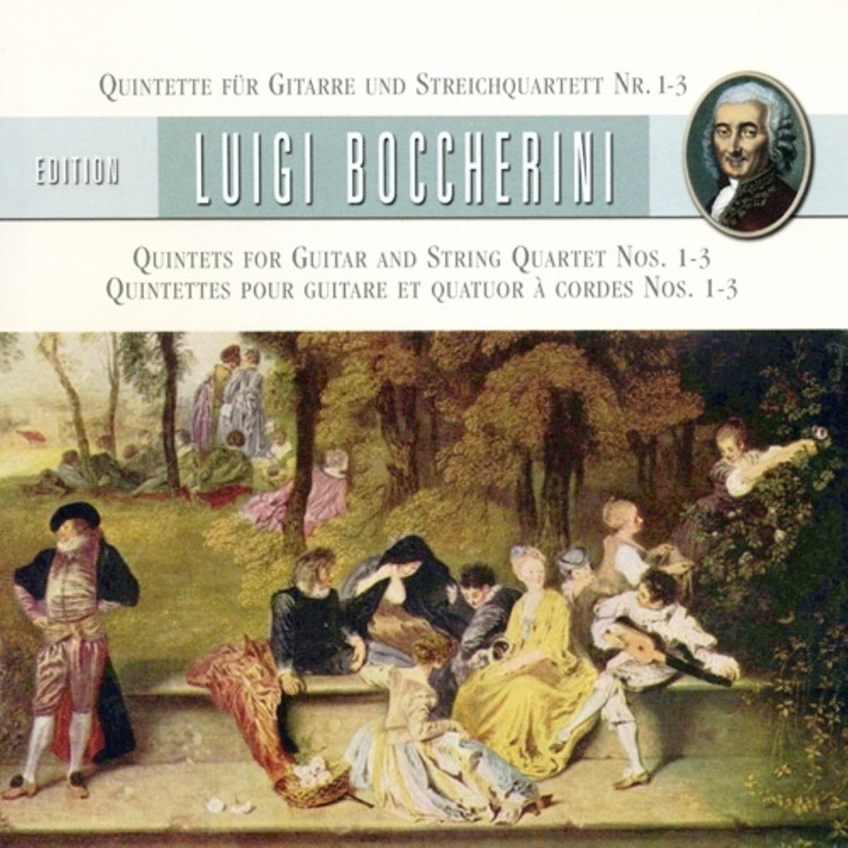 Boccherini, L.: Guitar Quintets Nos. 1-3 by Dimov String Quartet & Jean-Pierre Jumez album cover
