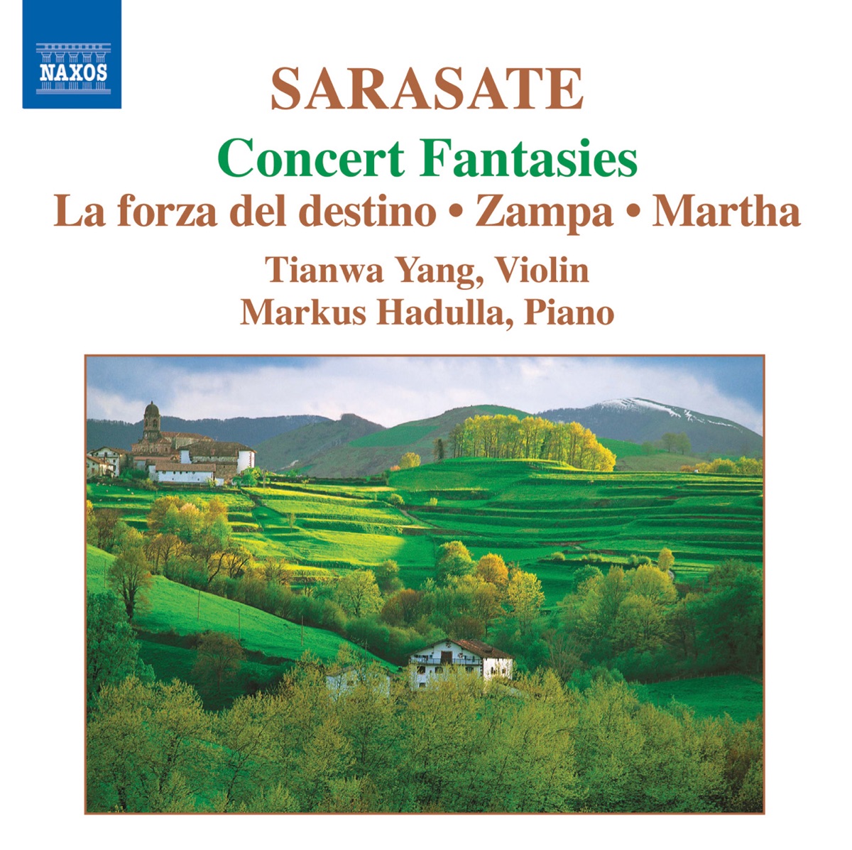 Sarasate: Violin and Piano Music, Vol. 2 by Tianwa Yang & Markus Hadulla album cover