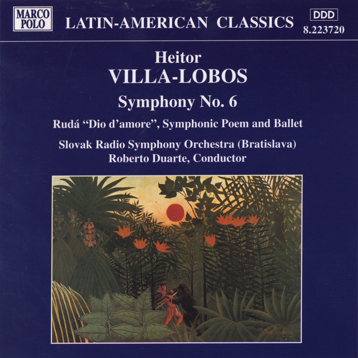 Villa-Lobos: Symphony No. 6 - Ruda by Roberto Duarte & Slovak Radio Symphony Orchestra album cover