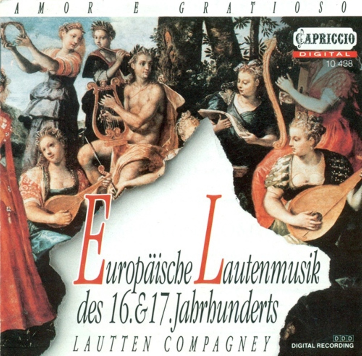 Lute Music (16Th-17Th Centuries) - Dowland, J. - Marchant, J. - Robinson, T. - Heckel, W. - Milano, F. Da - Arpinus, J. by Lautten Compagney album cover