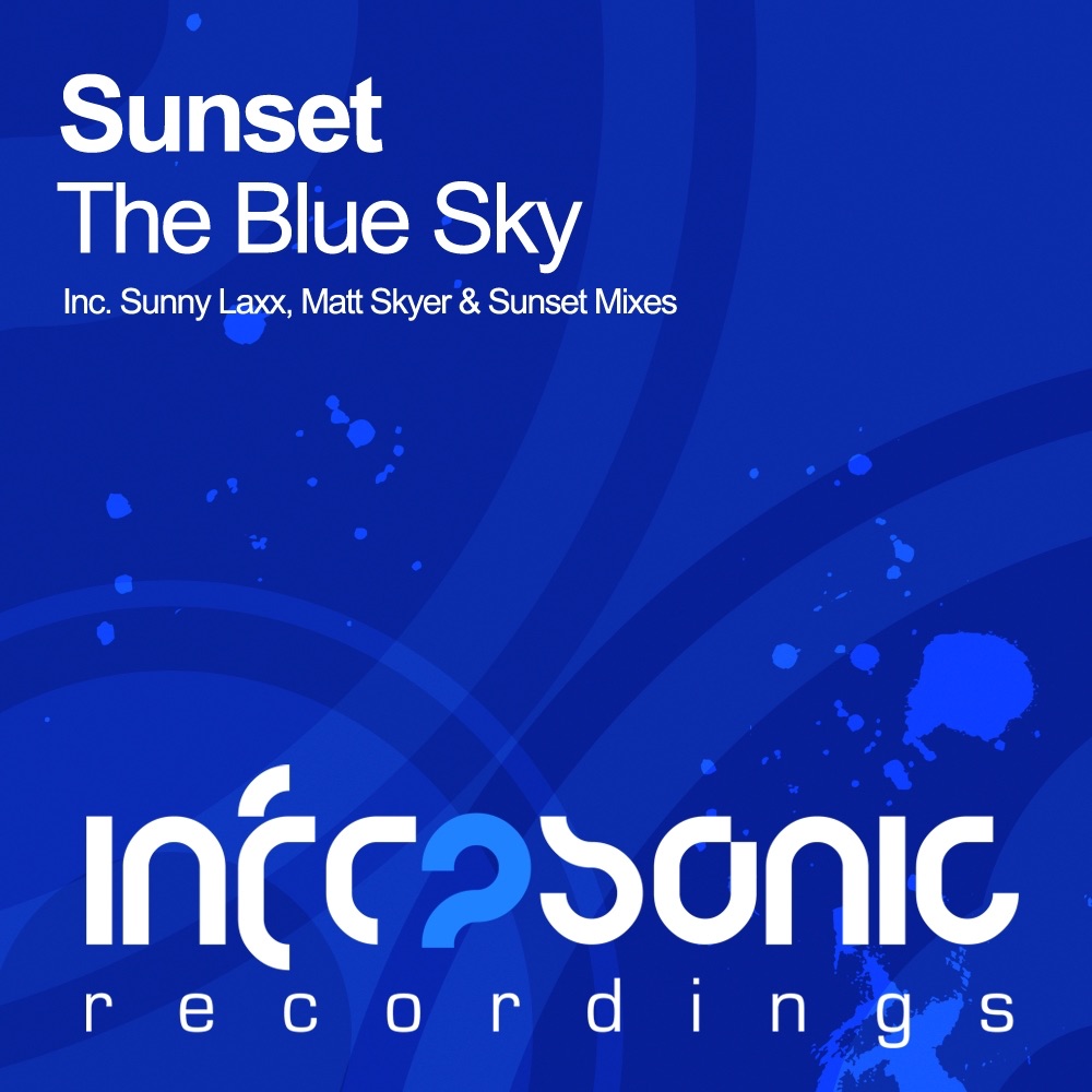 The Blue Sky - Single by Sunset album cover