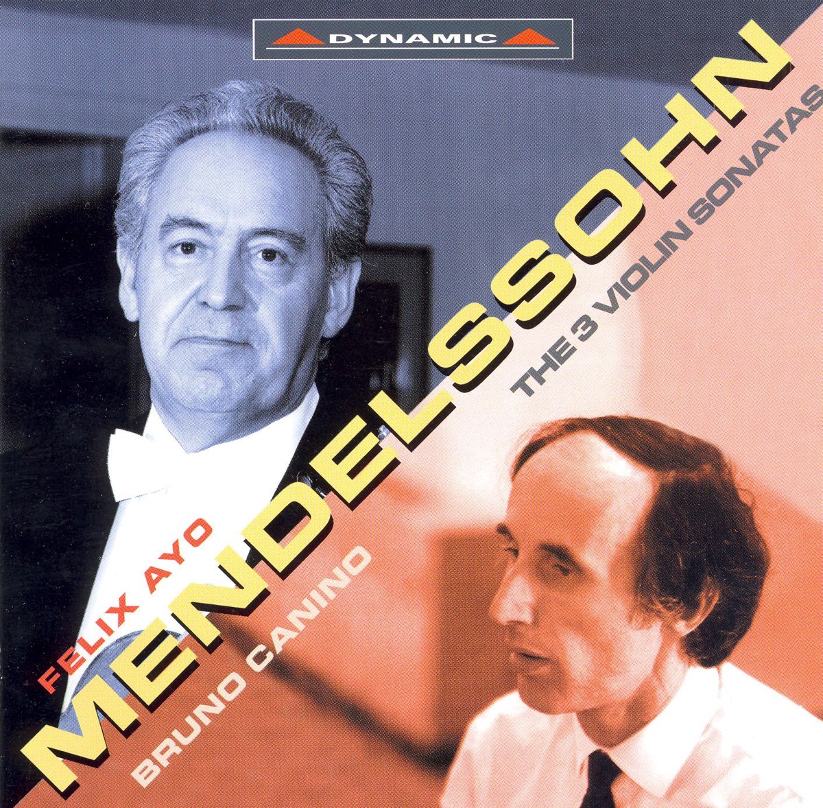 Mendelssohn: 3 Violin Sonatas by Bruno Canino & Felix Ayo album cover